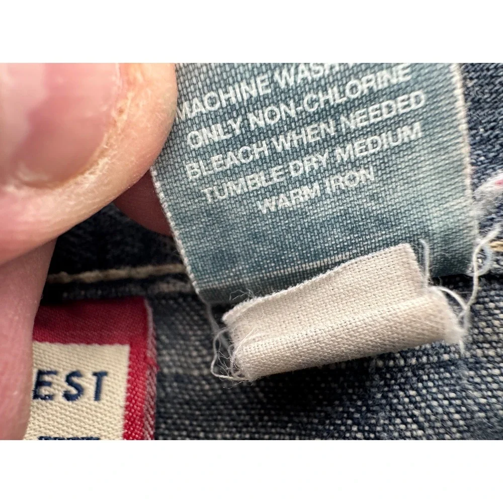 Old Navy Carpenter Jeans Mens 30x30 Blue‎ Vintage 2002 Relaxed Workwear Utility